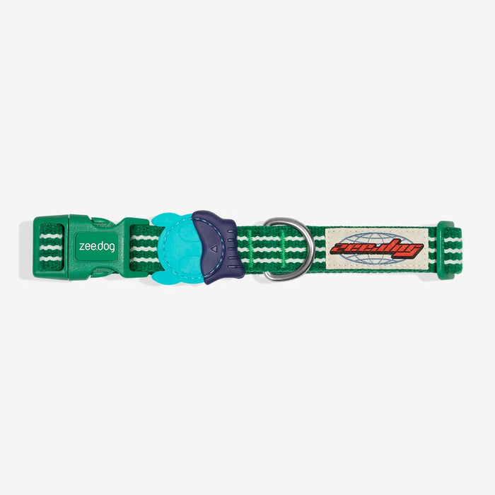 Zee.Dog Velvet Vibes Vert Dog Collar