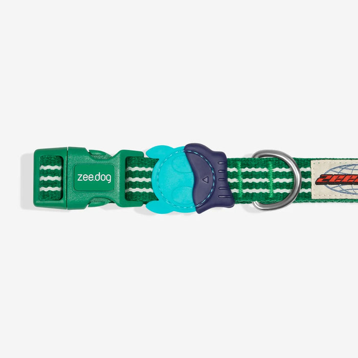 Zee.Dog Velvet Vibes Vert Dog Collar