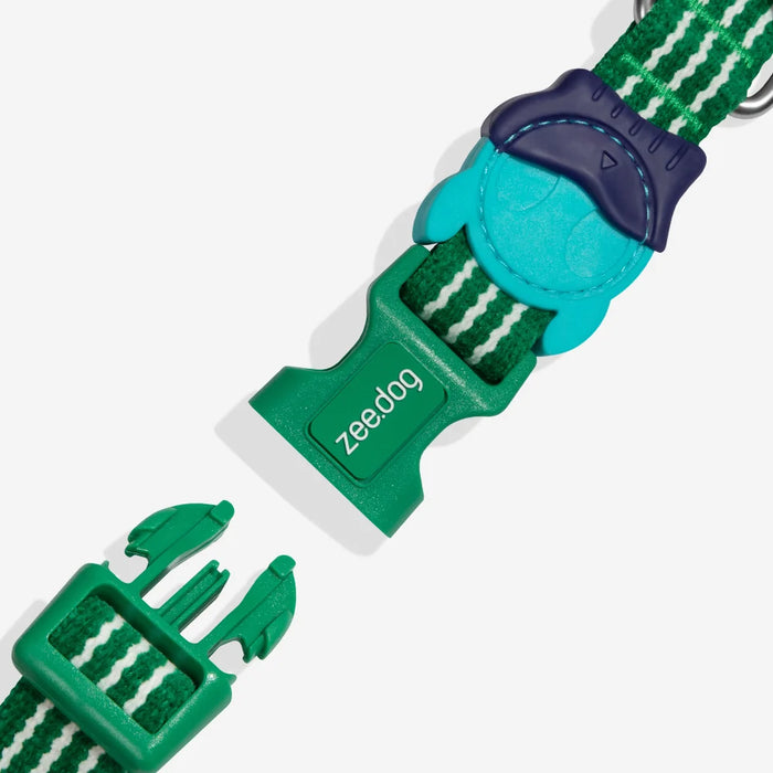 Zee.Dog Velvet Vibes Vert Dog Collar