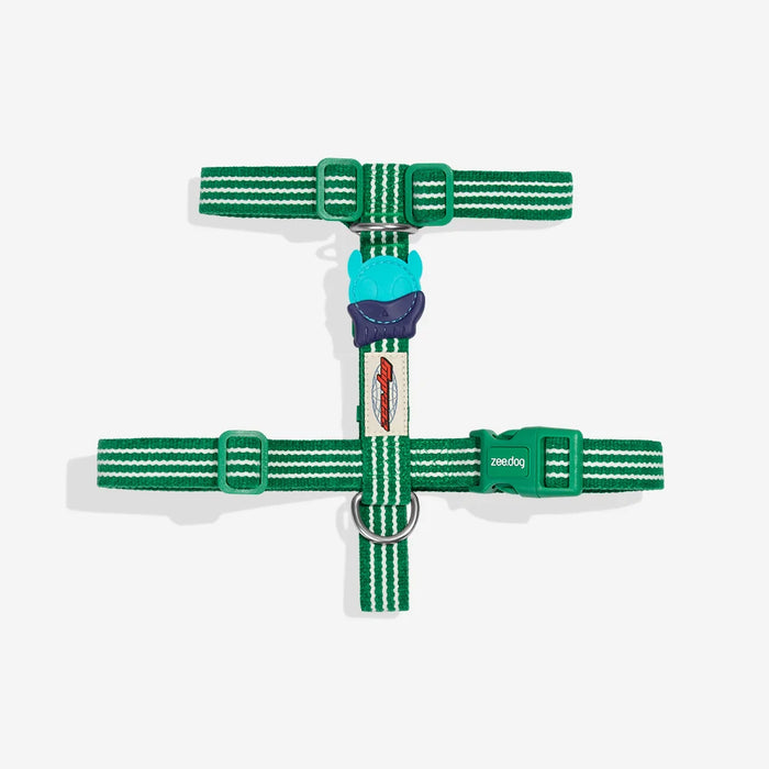 Zee.Dog Velvet Vibes Vert H Dog Harness