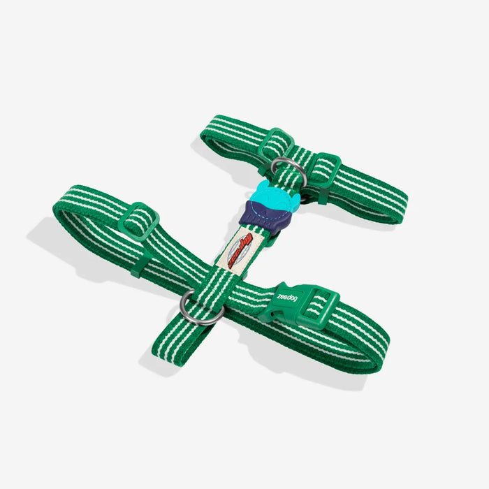 Zee.Dog Velvet Vibes Vert H Dog Harness