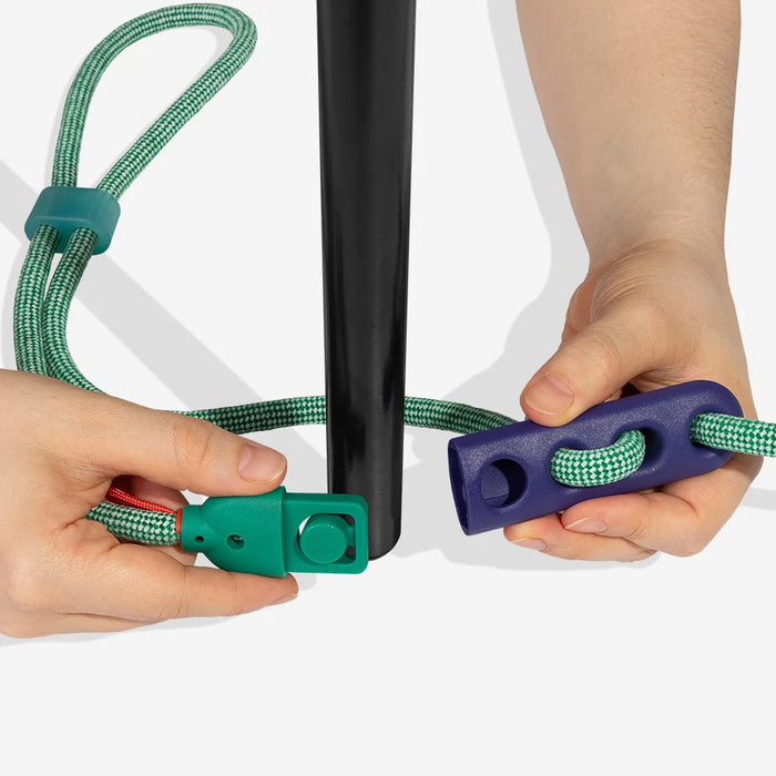 Zee.Dog Velvet Vibes Hands-Free Dog Lead - Vert