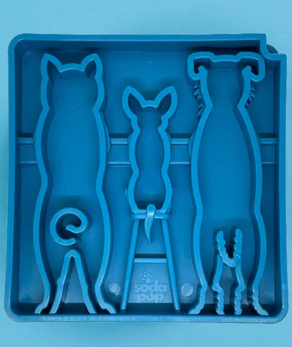Waiting Dogs Design Etray Enrichment Tray For Dogs