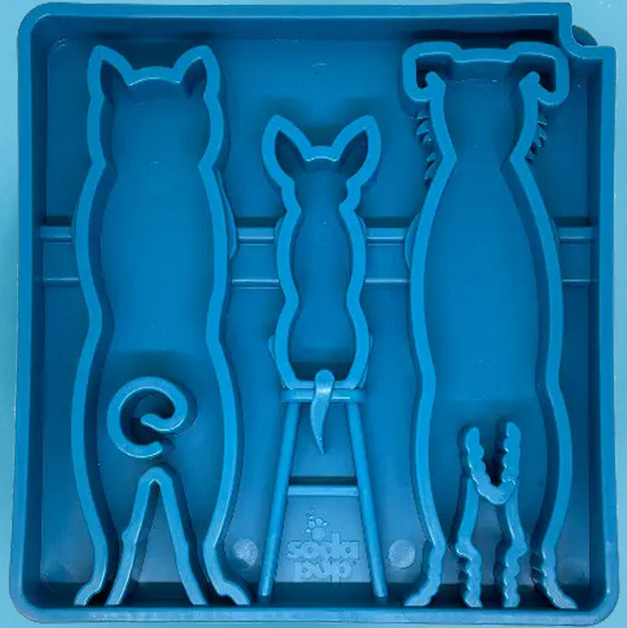 SodaPup Waiting Dogs Design Shallow Slow Feeder