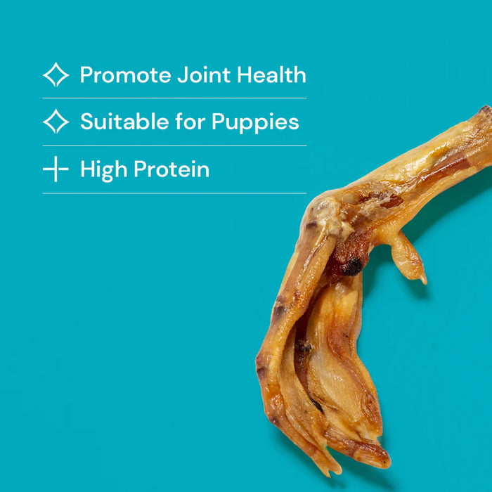 WOOOF Chicken Feet Dog Chews - 125g