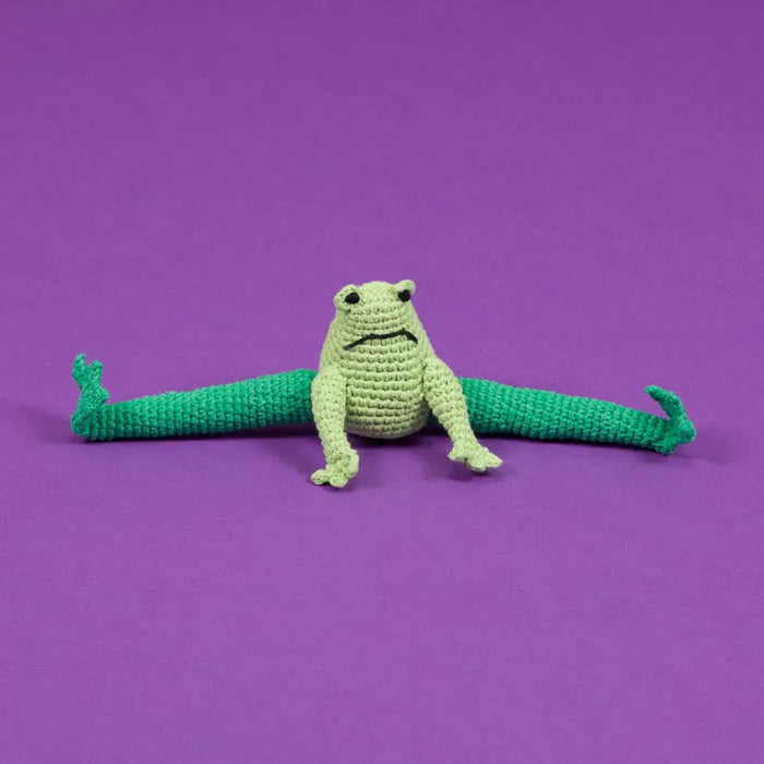 Ware of the Dog Hand Crochet Dog Toy - Frog