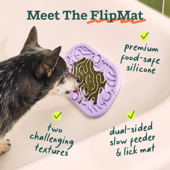 Woof FlipMat Mini Dog Lick Mat