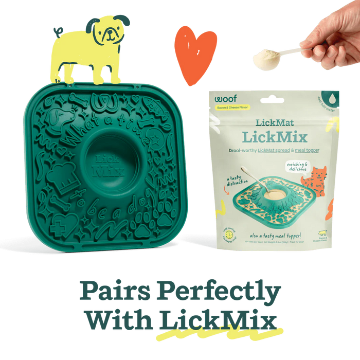 Woof Dog LickMat with Suction Cups