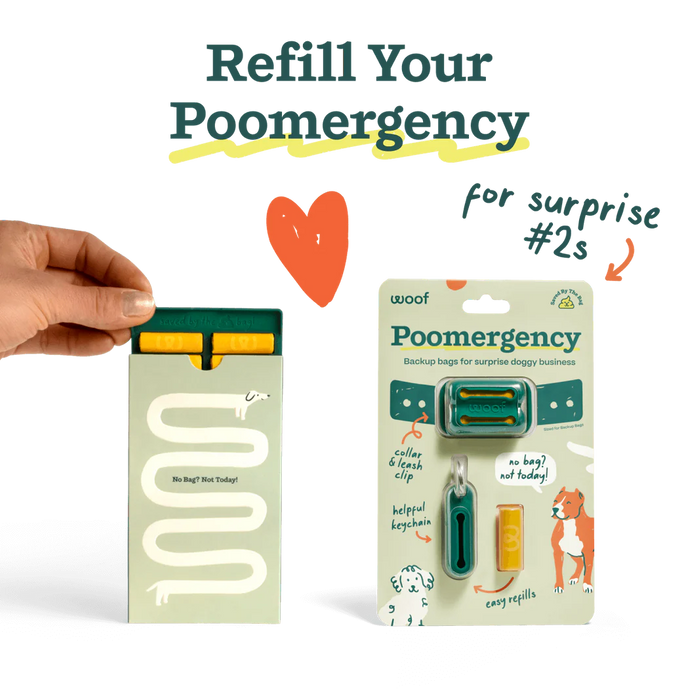 Woof Poomergency Poo Bag Refills