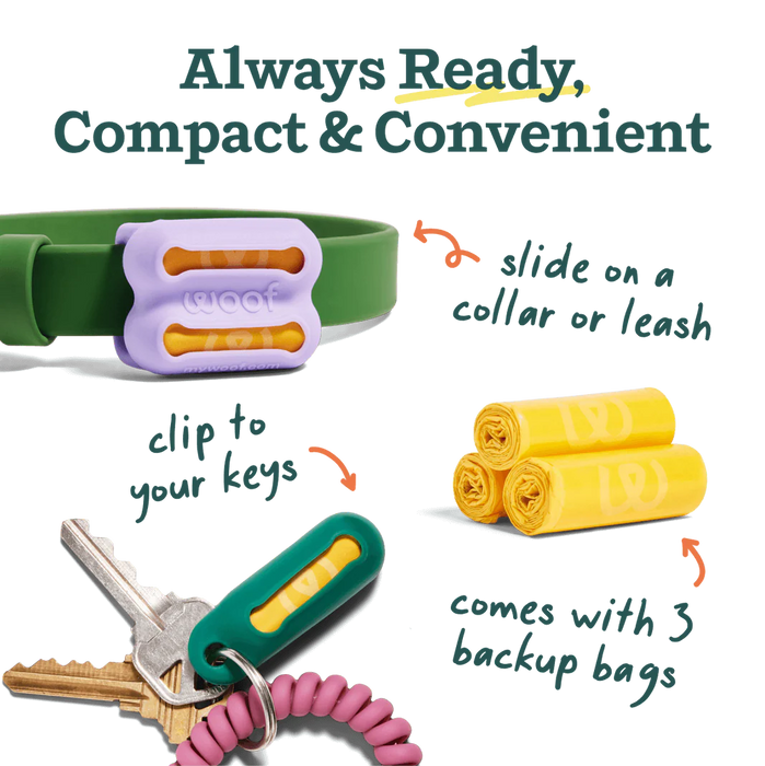 Woof Poomergency Poo Bags & Poo Holders