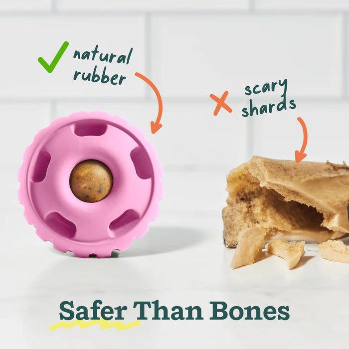 Woof Pink Party Pupsicle Toy + Treat Tray + Pops Refill Combo