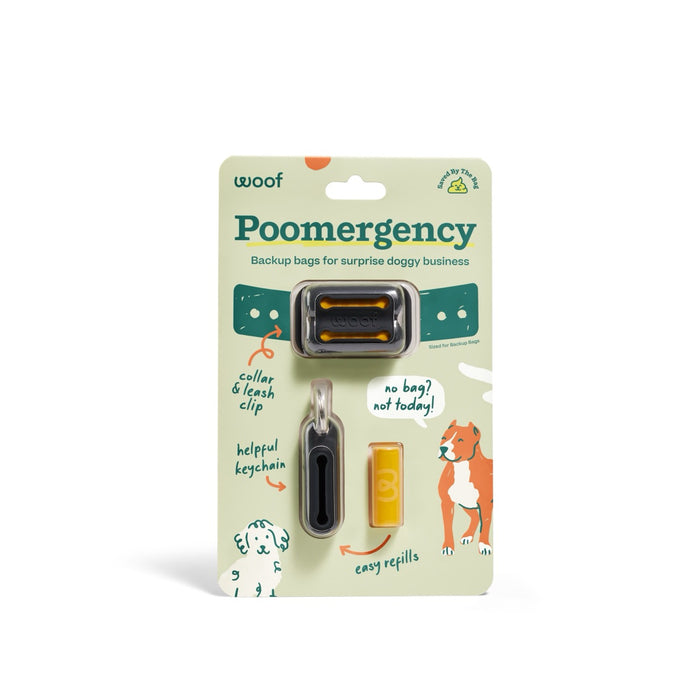 Woof Poomergency Poo Bags & Poo Holders