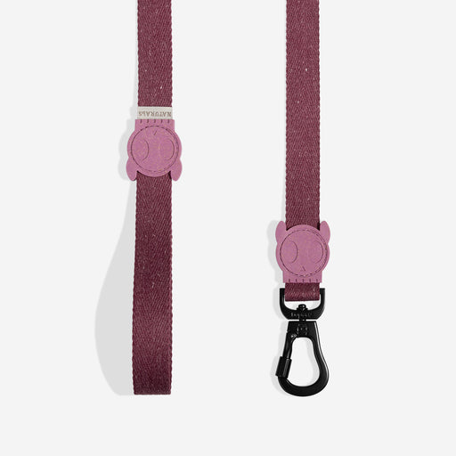 Purple Dog lead on a white background
