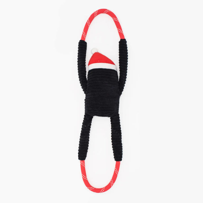 ZippyPaws Ropetugz Christmas Dog Tug Toy - Penguin