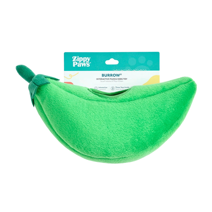 ZippyPaws Burrow Dog Toy - Peas in a Pod