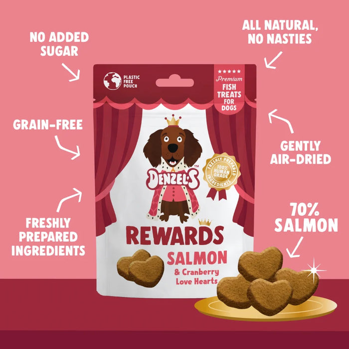 Salmon & Cranberry Love Heart Rewards
