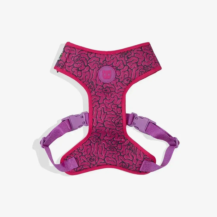 Zee.Dog Lords of Zee.Town Adjustable Air Mesh Harness for Dogs - Brain