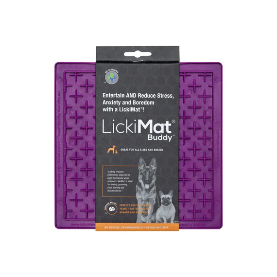 LickiMat Buddy Classic Enrichment Lick Mat for Dogs - 10 Colours