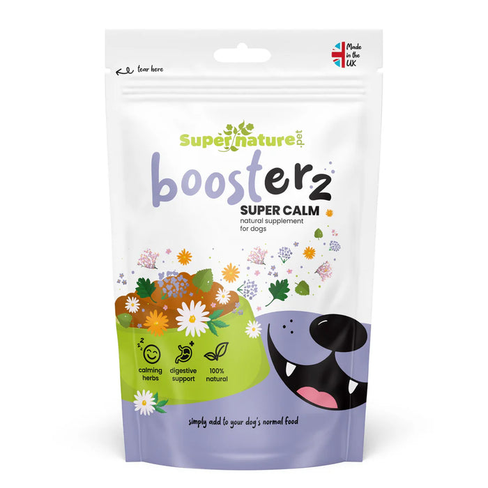 Boosterz Super Calm, 100% Natural Supplement for Dogs - 125g
