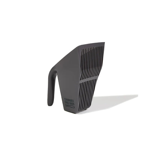 grey scoop on a white background