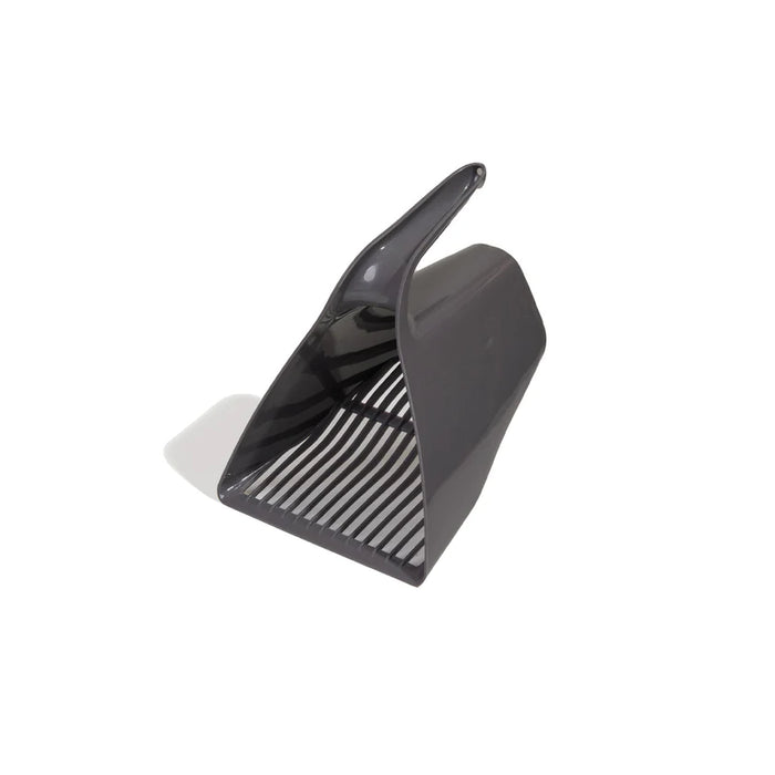 grey scoop on a white background