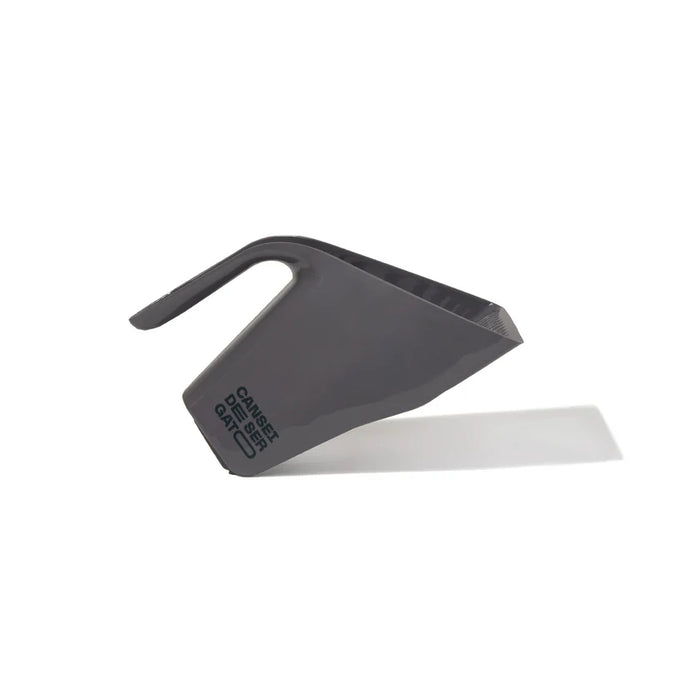 grey scoop on a white background