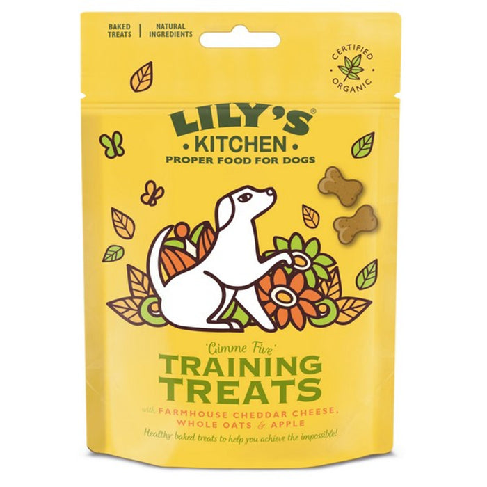 Lily's Kitchen Training Treats - Cheese, Oat & Apple - 80g