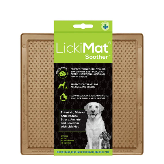 LickiMat Classic Soother Enrichment Lick Mat for Dogs - 10 Colours