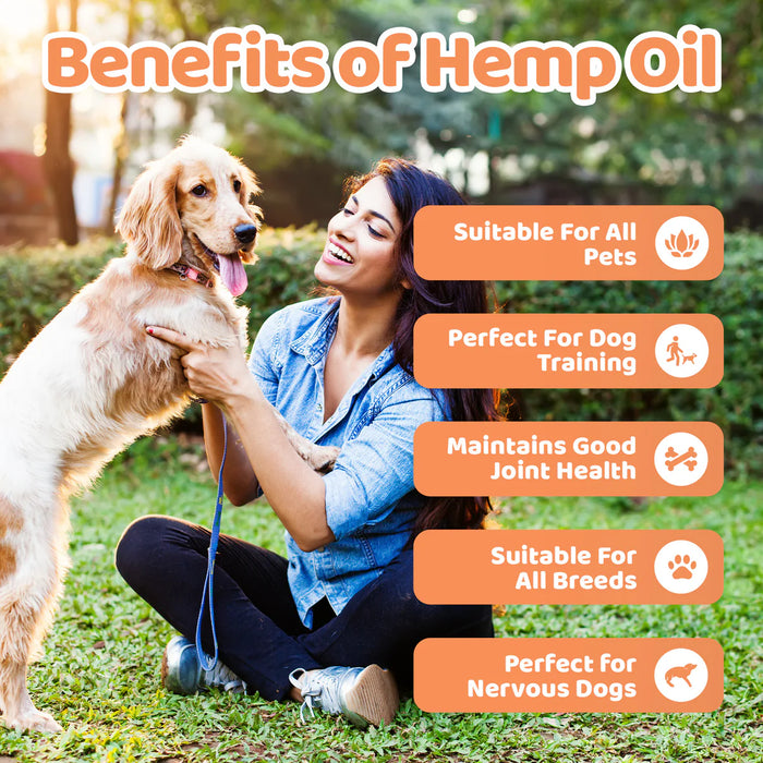 DogsLife Hemp Seed Omega Oil Dog Supplement & Food Topper - 500ml