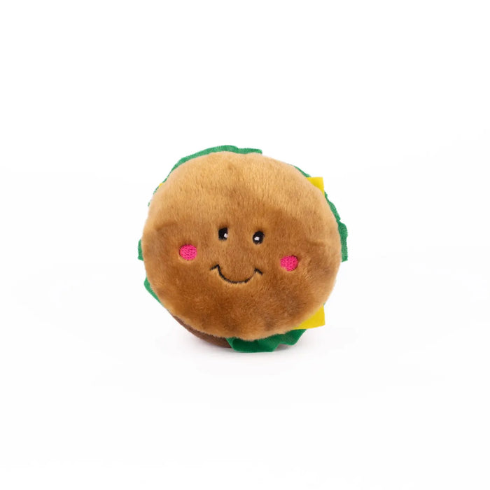 Hamburger Soft Dog Toy