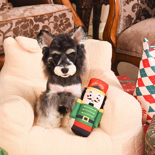 Hugsmart Christmas Nutcracker Dog Toy
