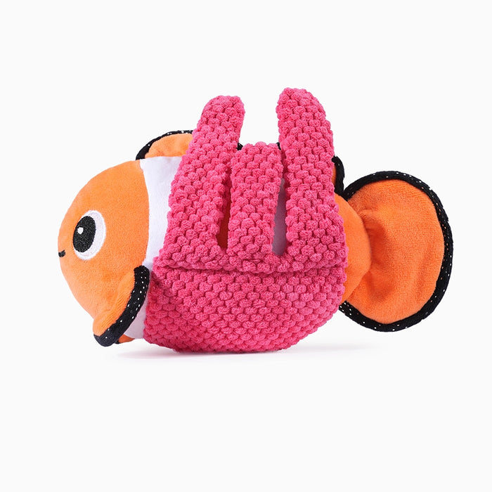 Hugsmart Finding Nemo Clown Fish Dog Toy