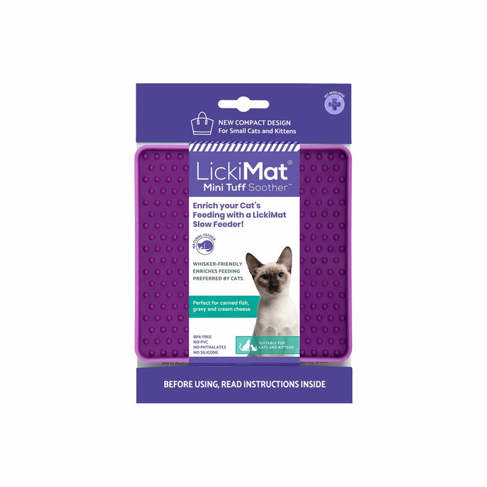 LickiMat Mini Tough Soother Cat Lick Mat