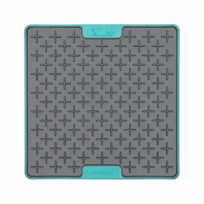 LickiMat TUFF Buddy Cat Lick Mat - Turquoise