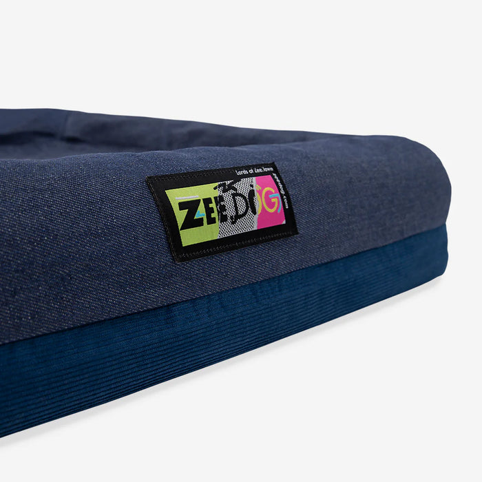 Zee.Dog Bed Cover 2.0 - Lords of Zee.Town - Denim