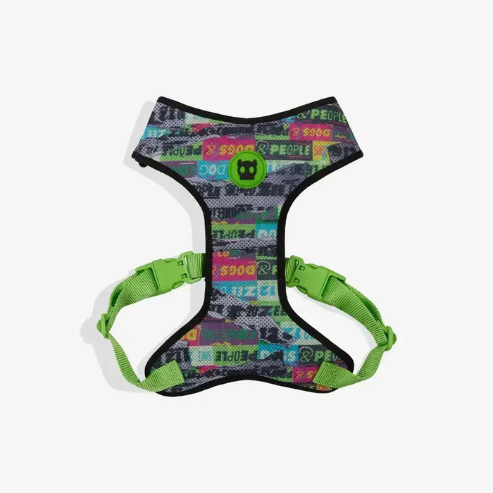 Zee.Dog Lords of Zee.Town Adjustable Air Mesh Harness for Dogs - Manifesto