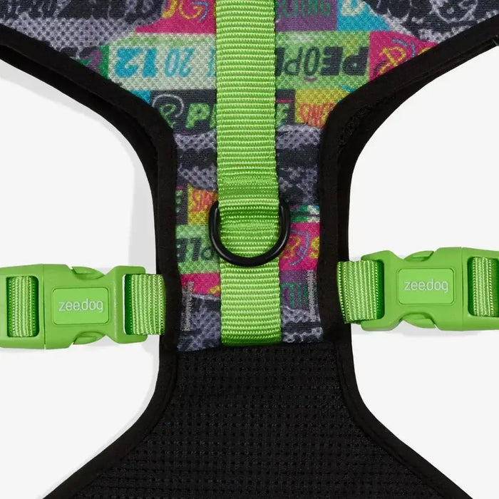 Zee.Dog Lords of Zee.Town Adjustable Air Mesh Harness for Dogs - Manifesto