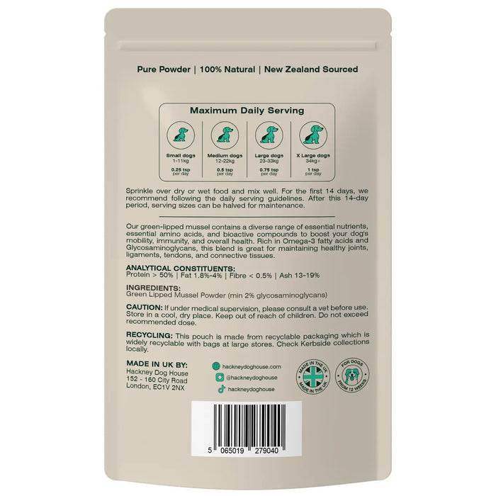 Green Lipped Mussel Powder For Dogs