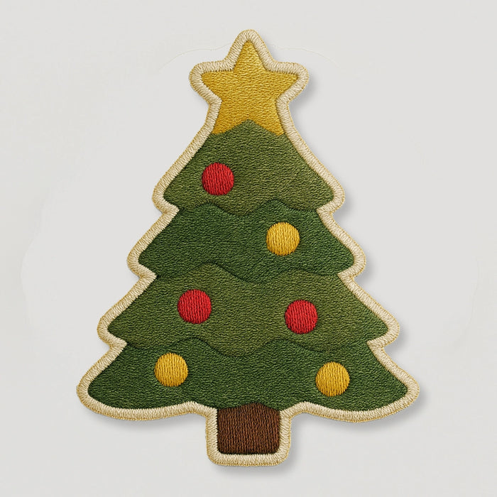 Nooee Pet Christmas Dog Gift, Peel & Stick Embroidered Patch Set