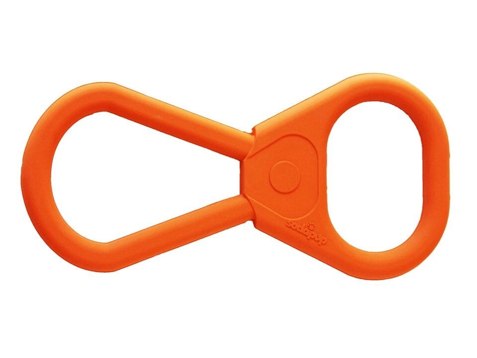 Orange "Pop Top Tug" / Tug O' War Dog Toy - Large