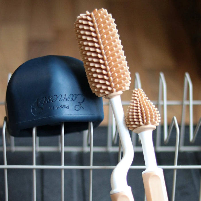 Paws in Earnest Dog Bowl & Treat Dispenser Cleaning Brush Set