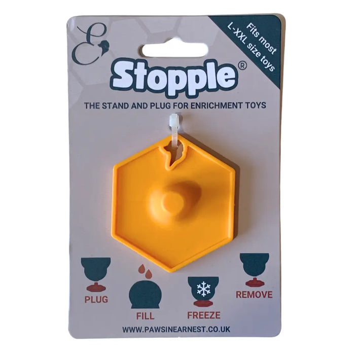 Paws in Earnest Stopple Plug & Stand for Dog Treat Dispensers