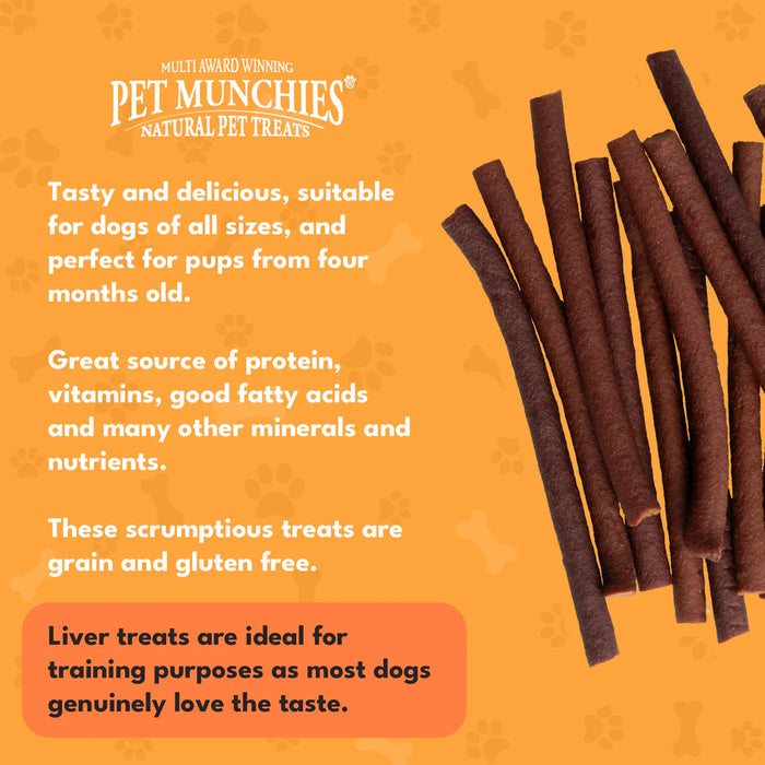 Pet Munchies Beef Liver Sticks - 90g