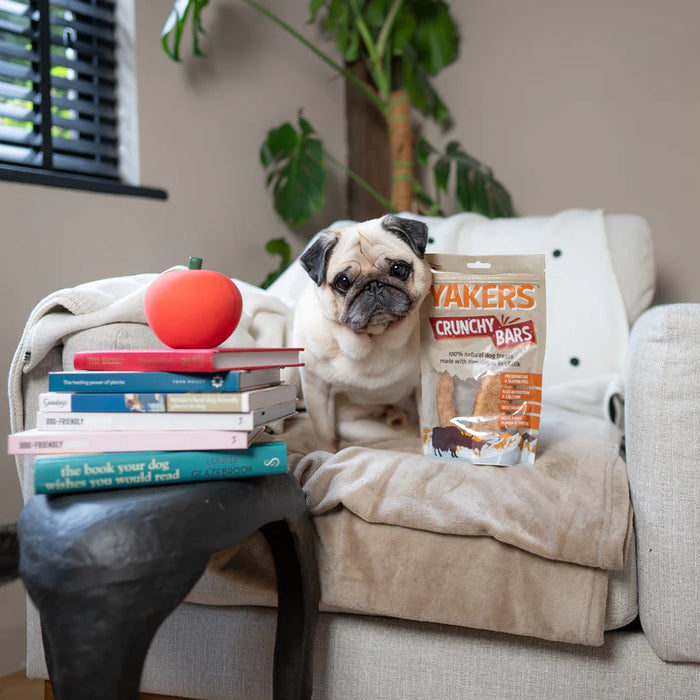 YAKERS Crunchy Bars Natural Dog Treats - 70g