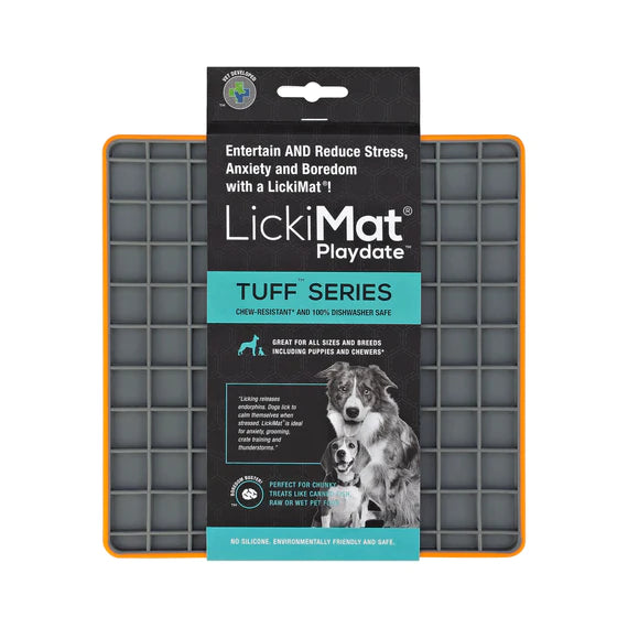 LickiMat Tuff Playdate Enrichment Lick Mat for Dogs