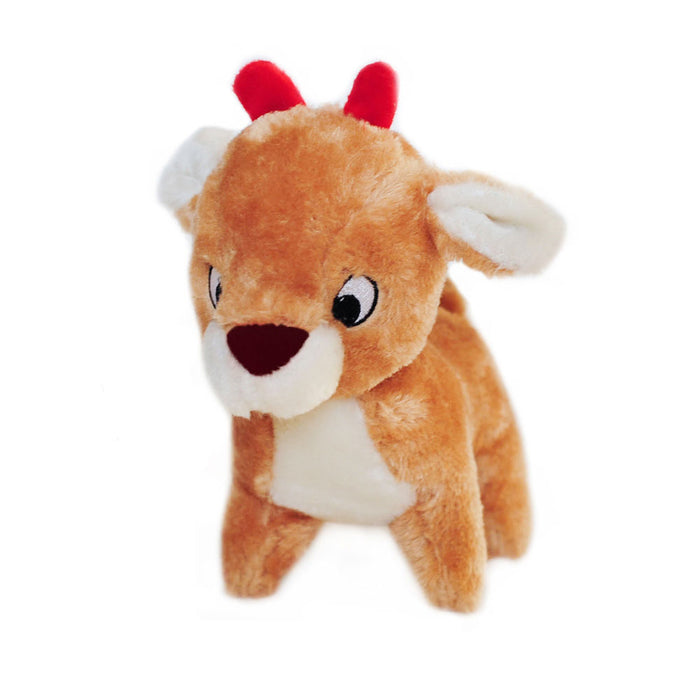 Christmas Reindeer Soft Squeaky Dog Toy