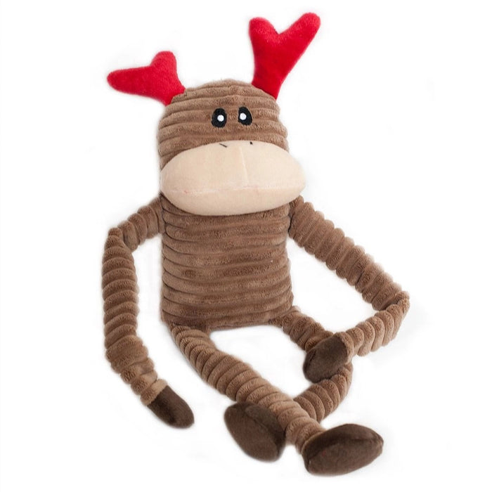 Christmas Soft Crinkly Dog Toy - Large Reindeer