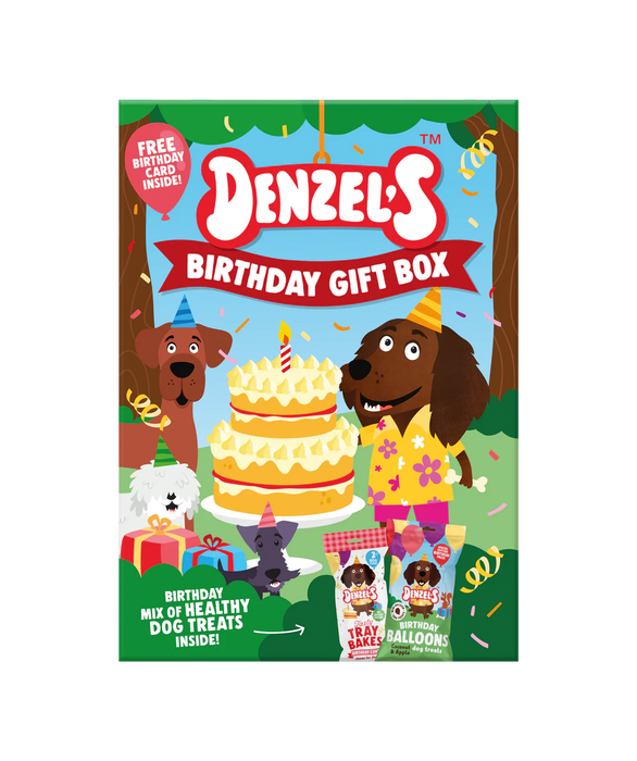 Birthday Card and Treats Gift Box
