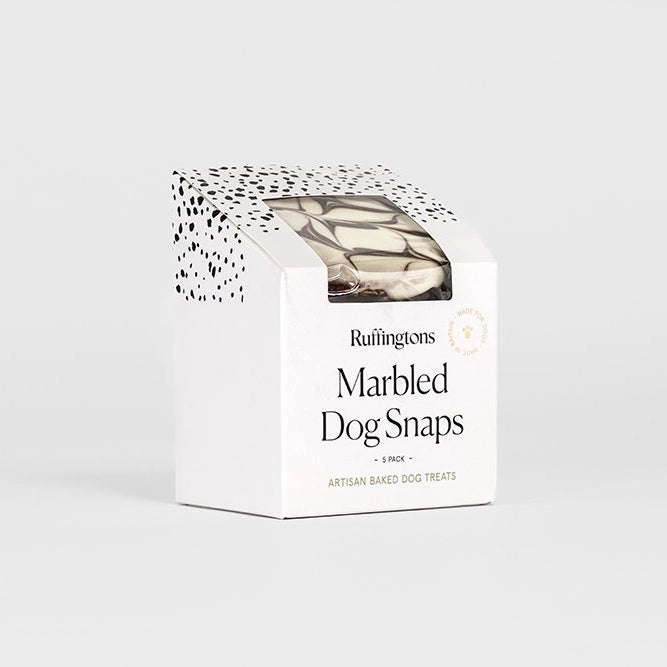 Ruffingtons Marbled Dog Snaps Treats Gift - 5pk