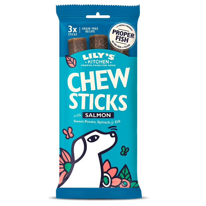 Lilys Kitchen Dog Chew Sticks with Salmon